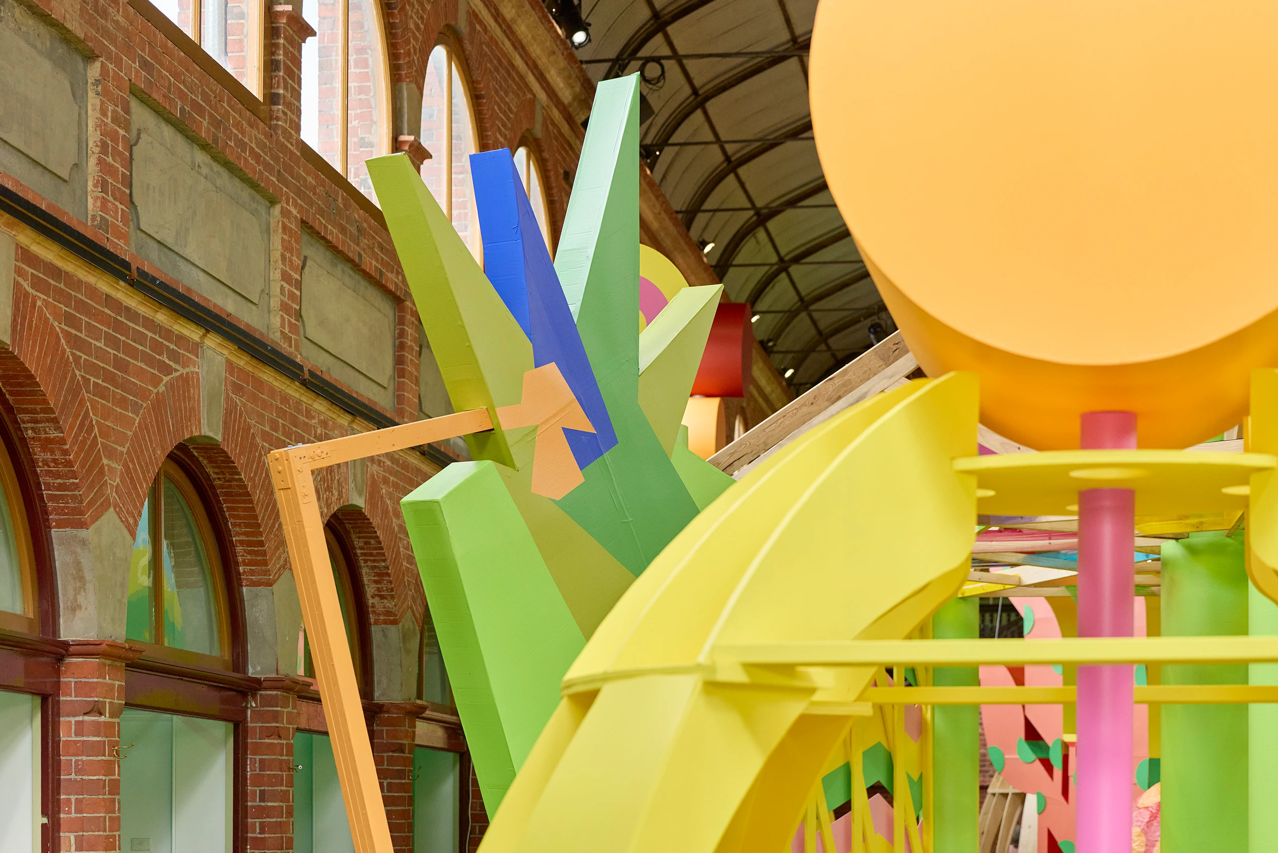 ​​London Artist Morag Myerscough’s Bright, Colourful World Arrives at Sunnyside  